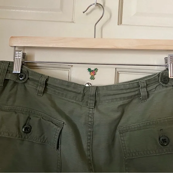 Needles Olive Green Cargo Pants M - Picture 7 of 11